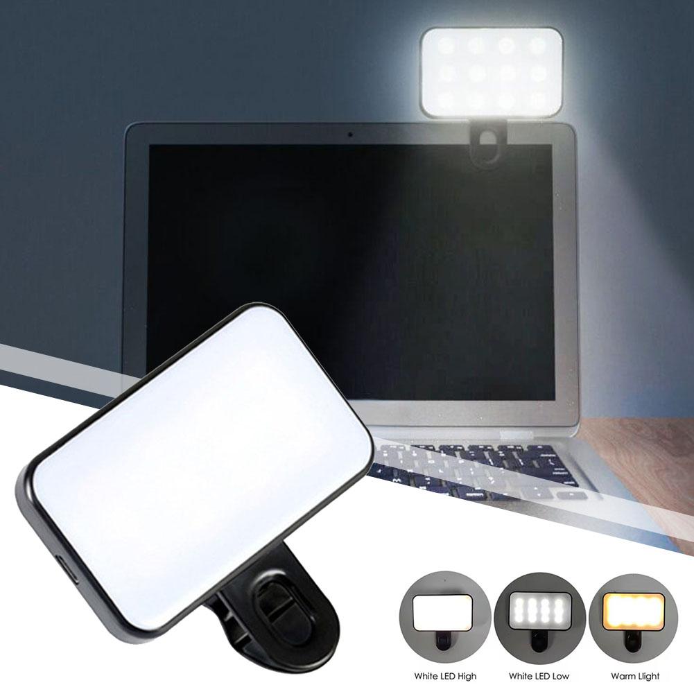 Photography Lighting And Background - ไฟเซลฟี่ LED พกพาสำหรับ iPhone iPad โทรศัพท์มือถือ