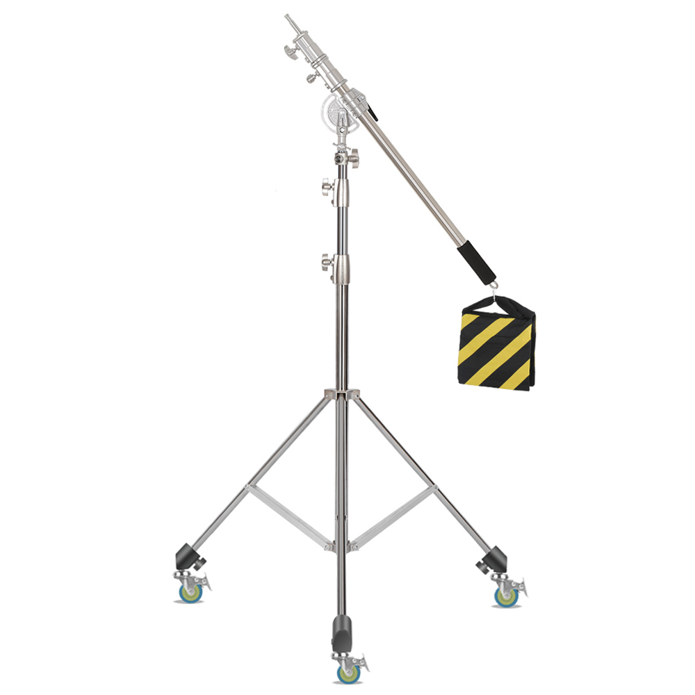 Photography Lighting And Background - SH 2.8M สแตนเลสสตีลขาตั้ง Heavy Duty น้ําหนักโหลด