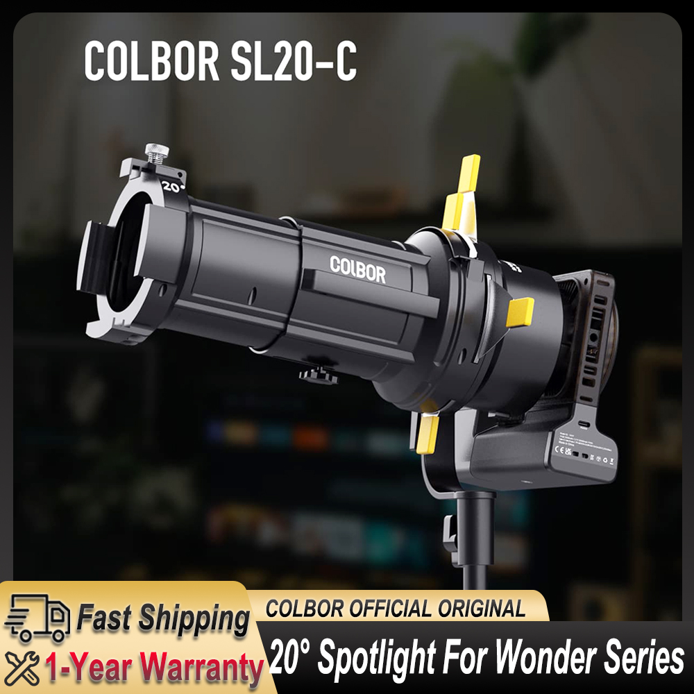 Photography Lighting Modifiers - COLBOR SL20-C ตัวปรับแสงไฟสปอร์ตไลท์ LED พร้อม 20