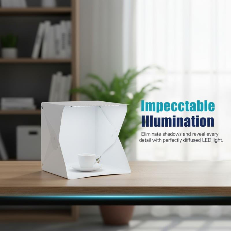 Photography Lighting On The Go - กล่องไฟ LED แบบพับได้สุดล้ำสมัยเพื่อการถ่ายภาพนอกสถานที่อย่างสะดวกสบาย