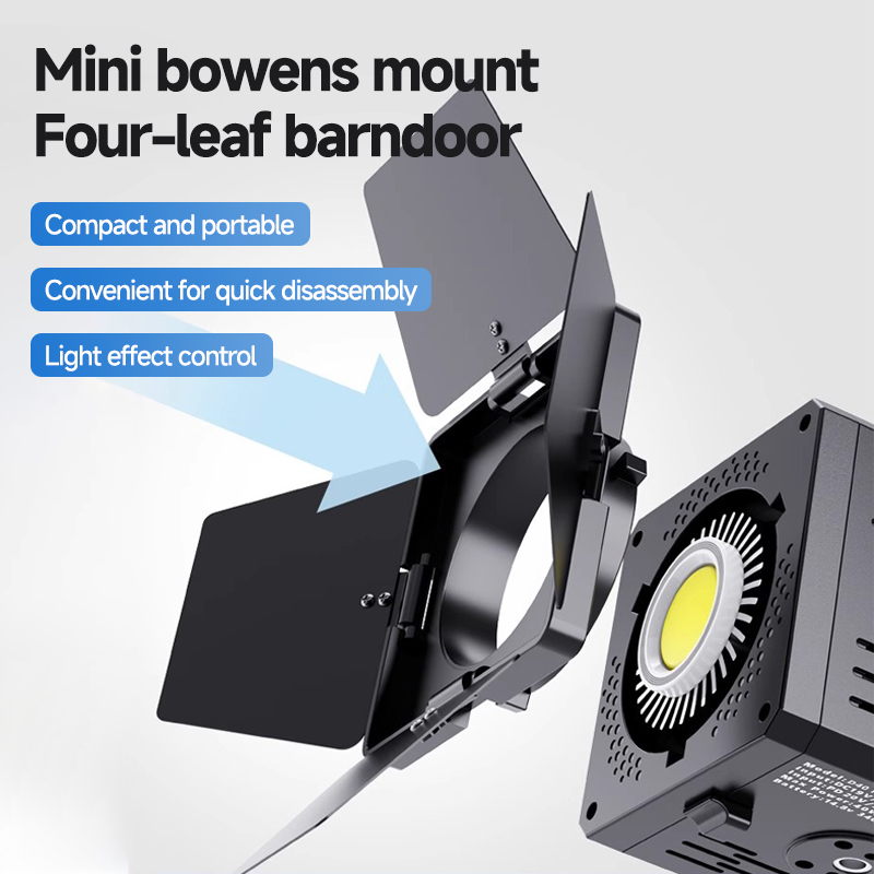 Photography Lighting Modifiers - ไฟแฟลชแบบเซลลูลาร์กริด 4 ใบพัด พร้อมเมาท์โบเวนส์ขนาดเล็ก อุปกรณ์เสริมสำหรับการถ่ายภาพในสตูดิโอ ไฟ