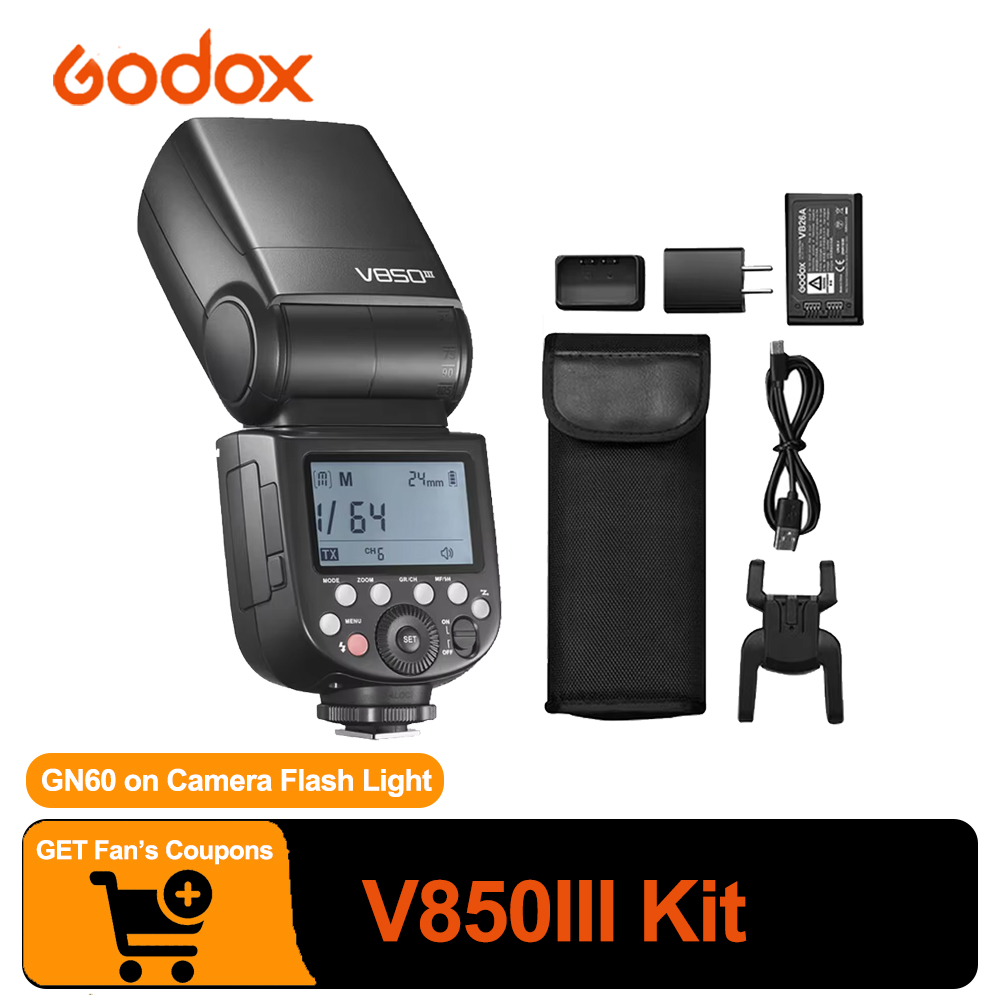Photography Lighting Kit Godox - ชุดแฟลช Godox V850III แบตเตอรี่ Li-Ion 76ws