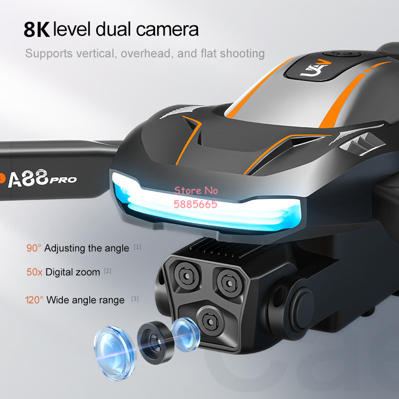 โดรนถ่ายภาพทางอากาศ 8K ระบบ Op - Photography Lighting For Beginners บทวิจารณ์และราคา