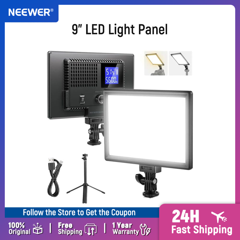 แผงไฟ LED NEEWER Basics ขนาด 9 - Photography Lighting Basics บทวิจารณ์และราคา