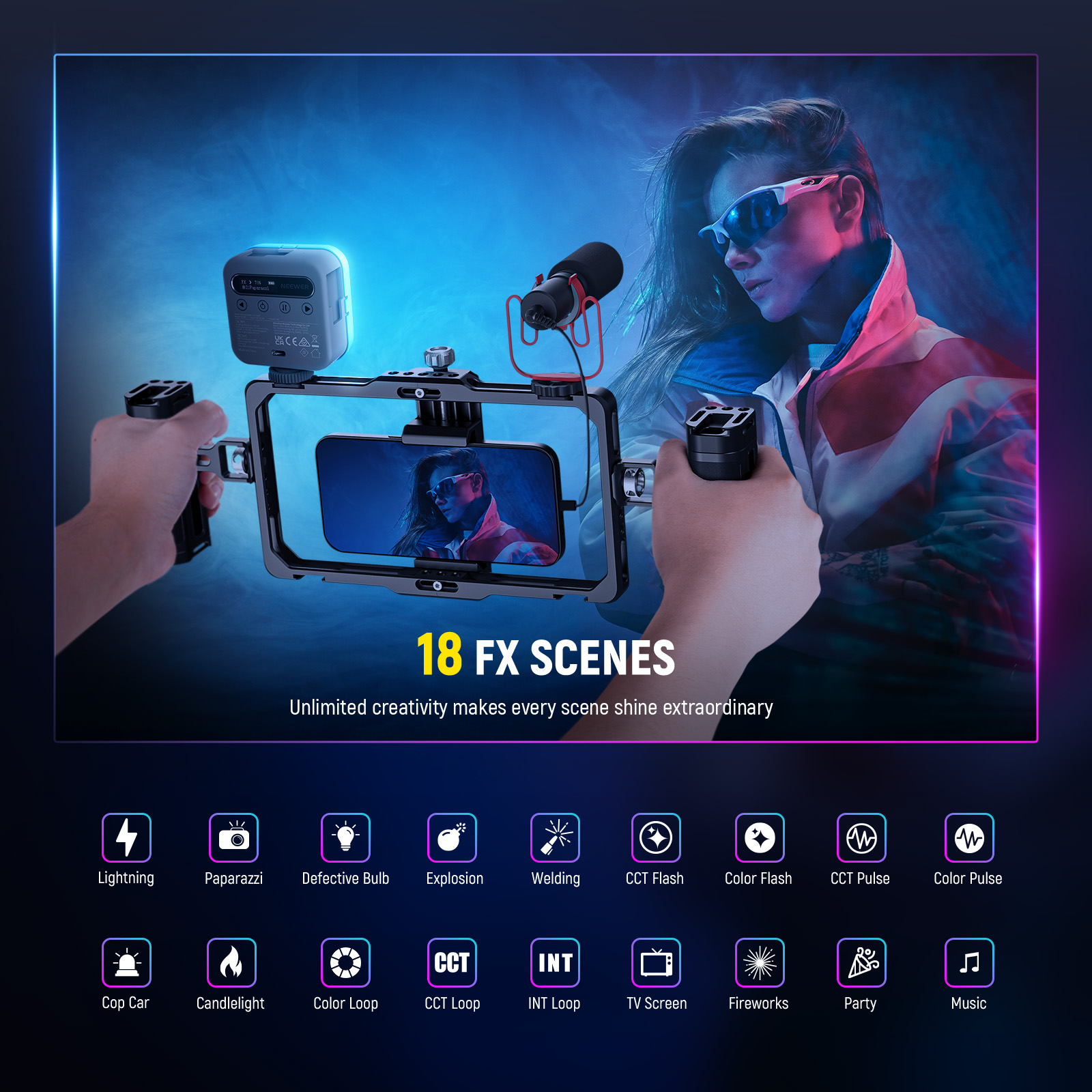 ไฟวิดีโอแม่เหล็ก RGB รุ่นพื้นฐ - Photography Lighting Basics บทวิจารณ์และราคา