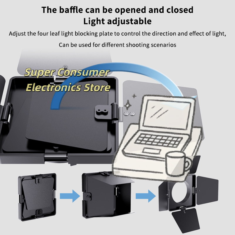 บาร์นดอร์แบบสี่ใบพัดสำหรับเมาท - Barn Door Modifier บทวิจารณ์และราคา