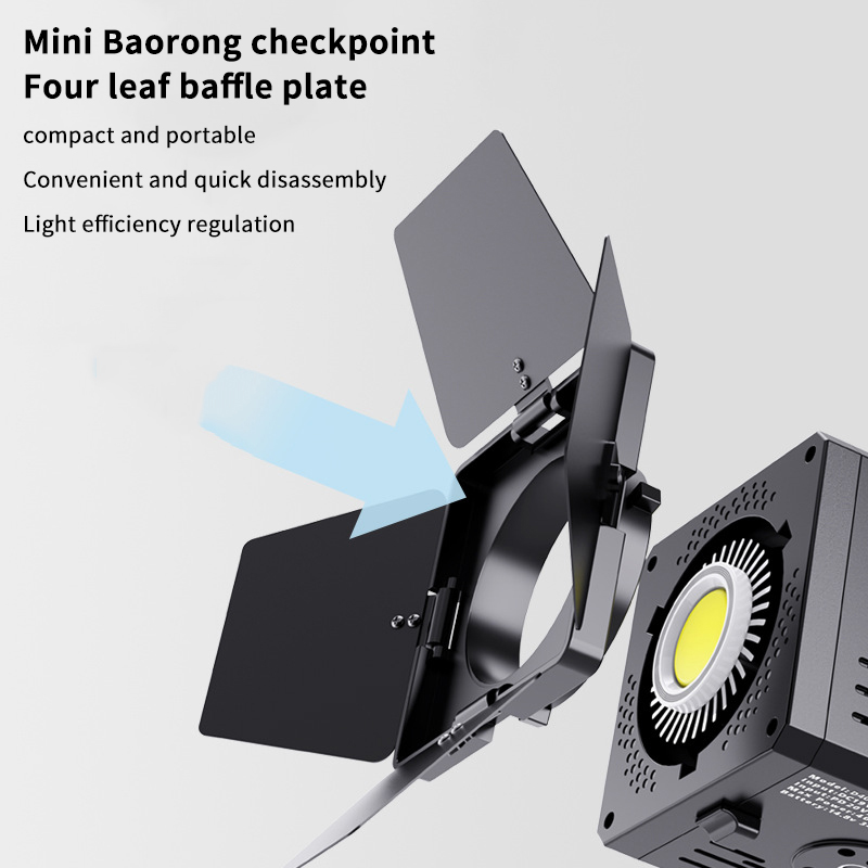 บาร์นดอร์แบบสี่ใบพัดสำหรับเมาท - Barn Door Modifier บทวิจารณ์และราคา