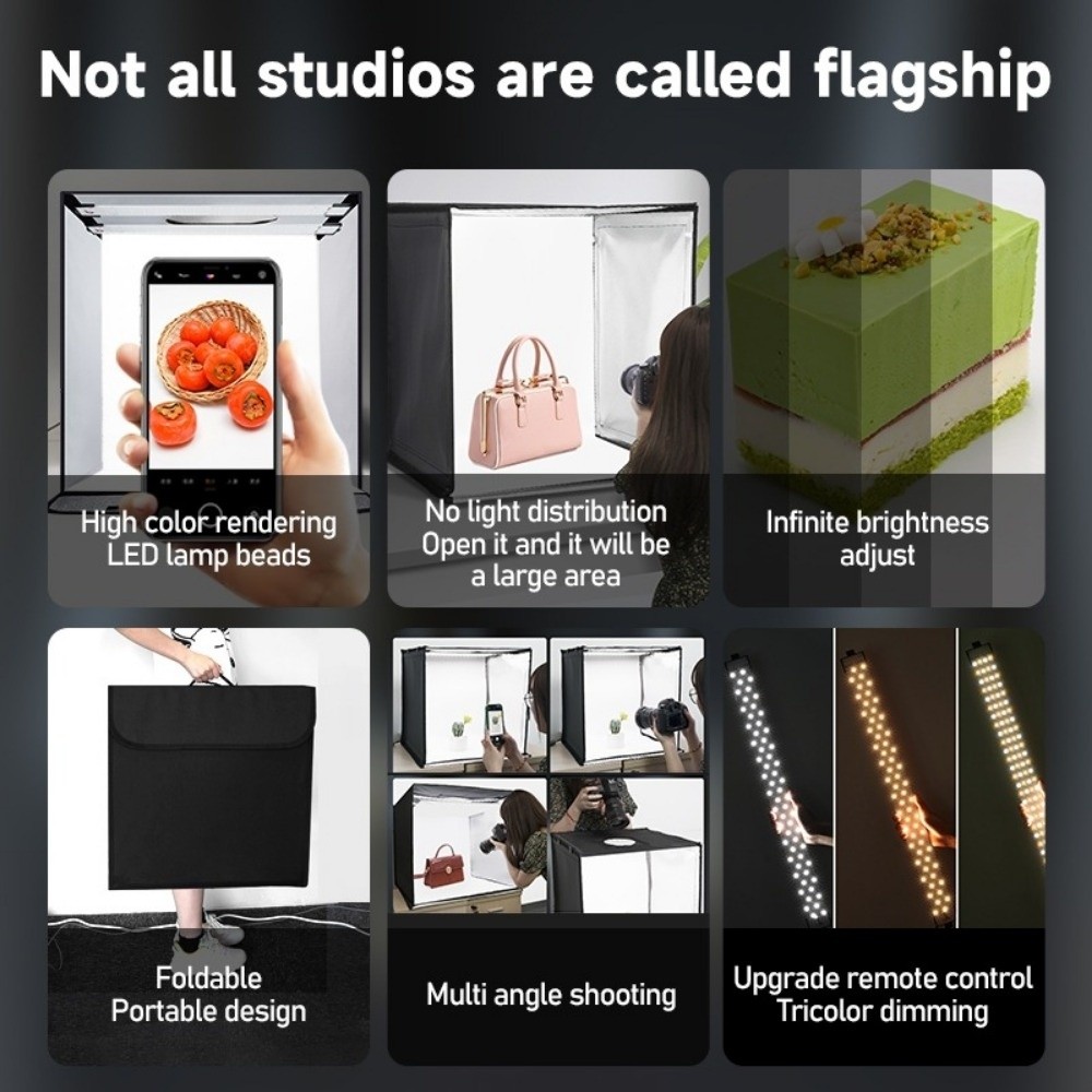 กล่องไฟ LED ขนาด 45/65 ซม. แบบ - Photography Lighting And Background บทวิจารณ์และราคา