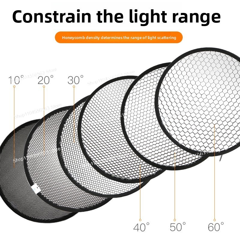 ฮันนี่โคมกริดแบบมาตรฐาน - ตัวป - Photography Lighting Modifiers บทวิจารณ์และราคา