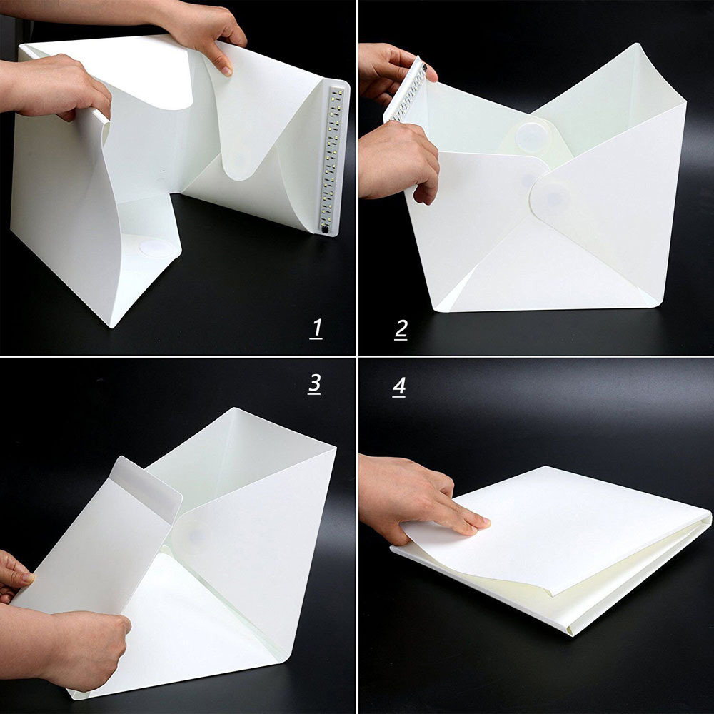 LED กล่องไฟถ่ายภาพสตูดิโอกล่อง - Photography Lighting And Background บทวิจารณ์และราคา