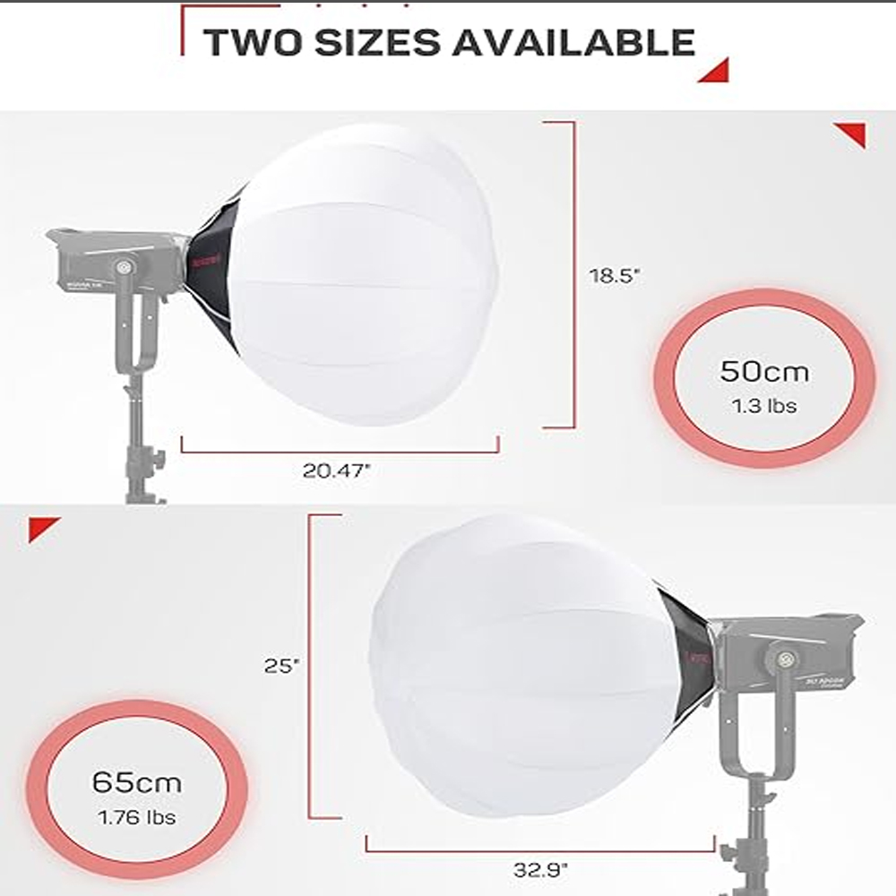 Ifootage ซอฟต์บ็อกซ์โคมไฟ65X65 - Barn Door Modifier บทวิจารณ์และราคา