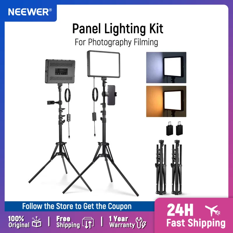 ชุดไฟ LED สำหรับถ่ายวิดีโอ NEE - Photography Lighting Basics บทวิจารณ์และราคา