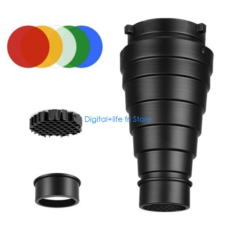 E06D การถ่ายภาพ Metal Snoot สำ - Photography Lighting Modifiers บทวิจารณ์และราคา