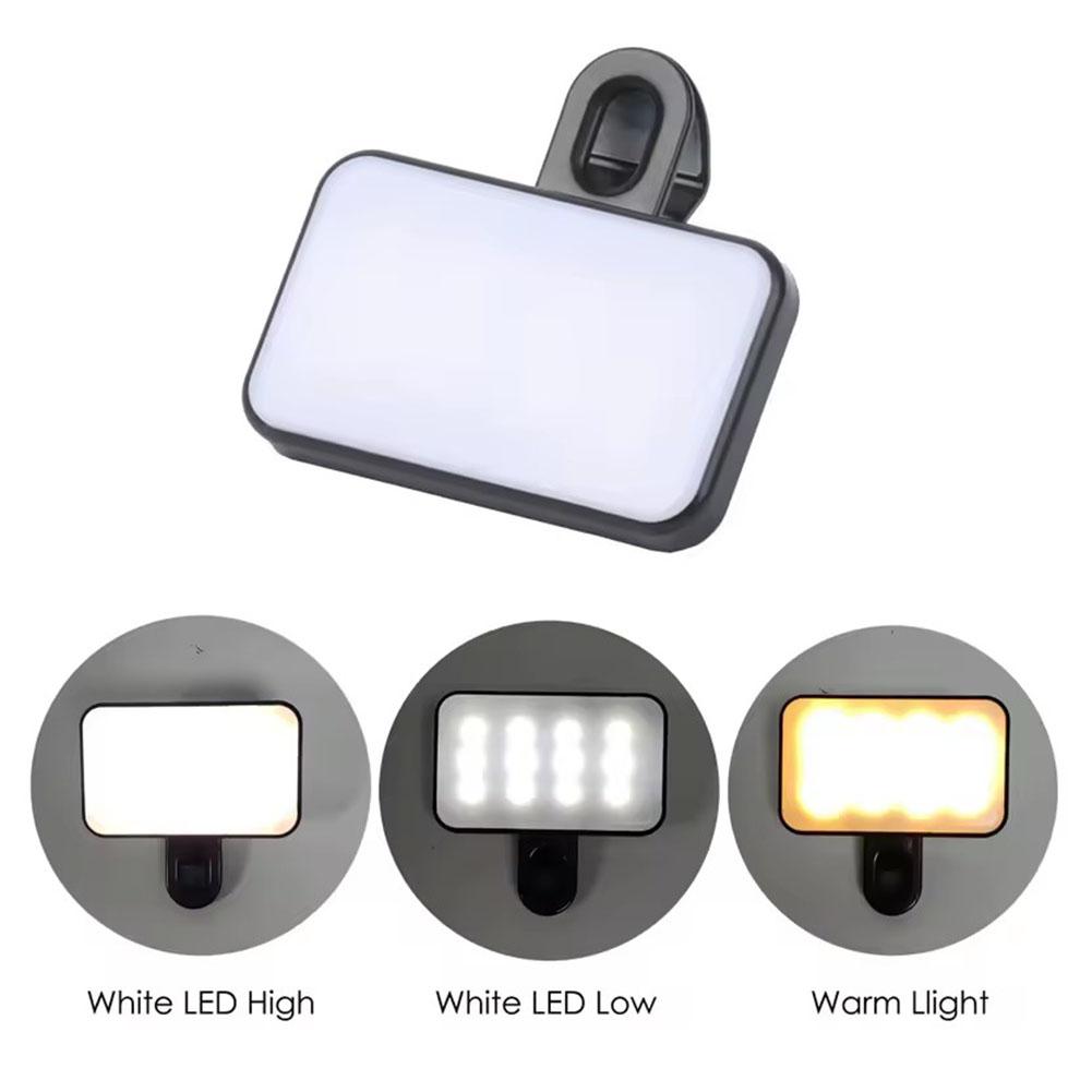 ไฟเซลฟี่แบบมินิ LED 3 โหมดสี ป - Photography Lighting And Background บทวิจารณ์และราคา