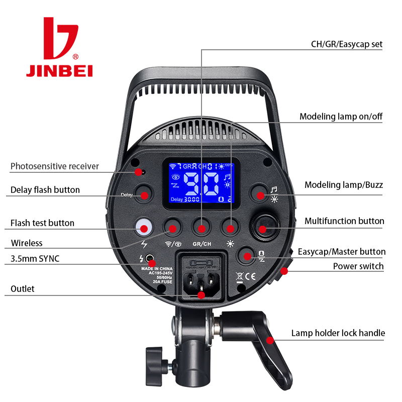ไฟแฟลชสตูดิโอ JINBEI DPX-800II - Good Lighting In Photography บทวิจารณ์และราคา
